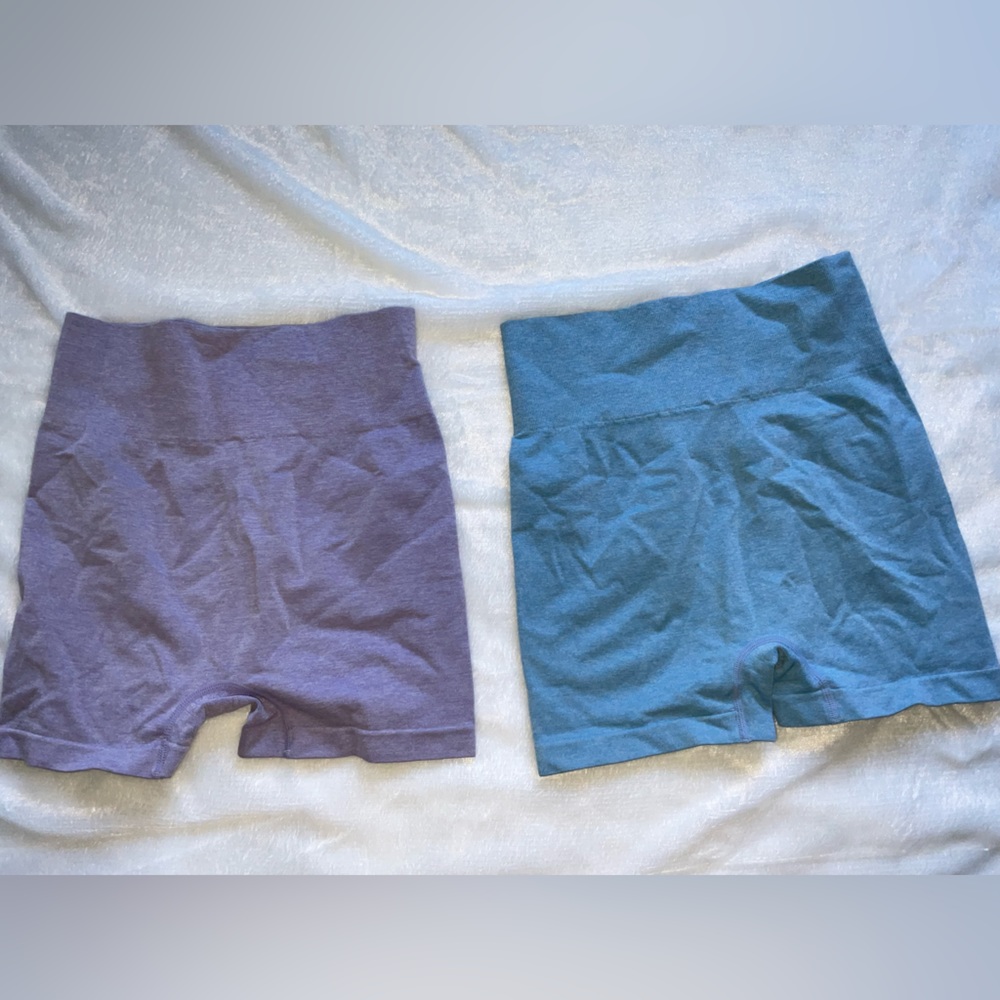 2 pack seamless workout shorts